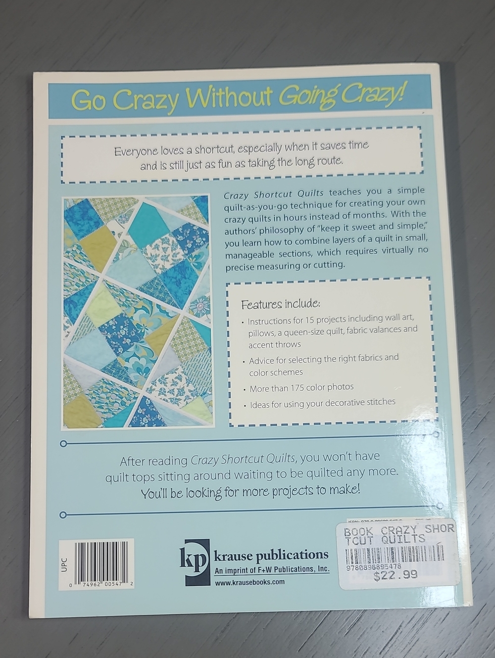 Assorted Quilt Pattern Books Set Of 5 - Picture 9 of 16